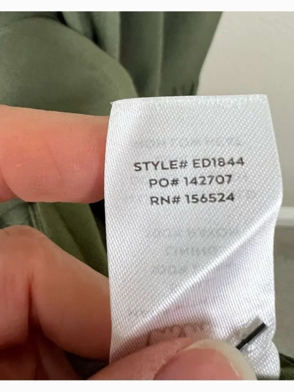 Lulus NEW Puff Sleeve Tiered Midi Dress Sz M Green Army Prairie Cottagecore - Picture 12 of 13
